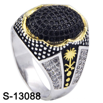 Neues Modell 925 Silber Herren Ring mit kleinem CZ (S-13088, S-13097D, S-13028D, S-13078W, S-13084D, S-13080)